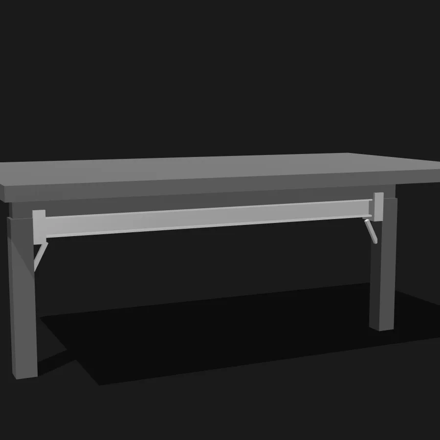 Modelo 3D de reforço: perfil metálico sob viga de concreto